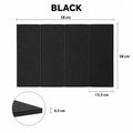Foldable Silicone Dish Drying Mat – Non-Slip & Heat Resistant Dish Drying Mat Axl Black- 58 x 38cm XL
