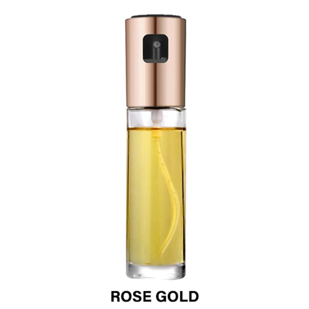 KEMORELA 100ml Glass Olive Oil Sprayer – Kitchen Mister Bottle Oil Sprayer Dispenser Axl 1PCS Rose gold
