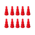 10-Pack Butane Nozzle Adapter – Cassette Tank Gas Refill Connector Gas Refill Adapter Axl Red