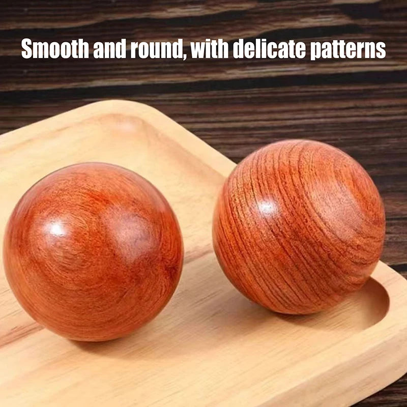 Rosewood Hand Massage Balls – Wooden Baoding Fitness Balls Hand Massage Balls Axl