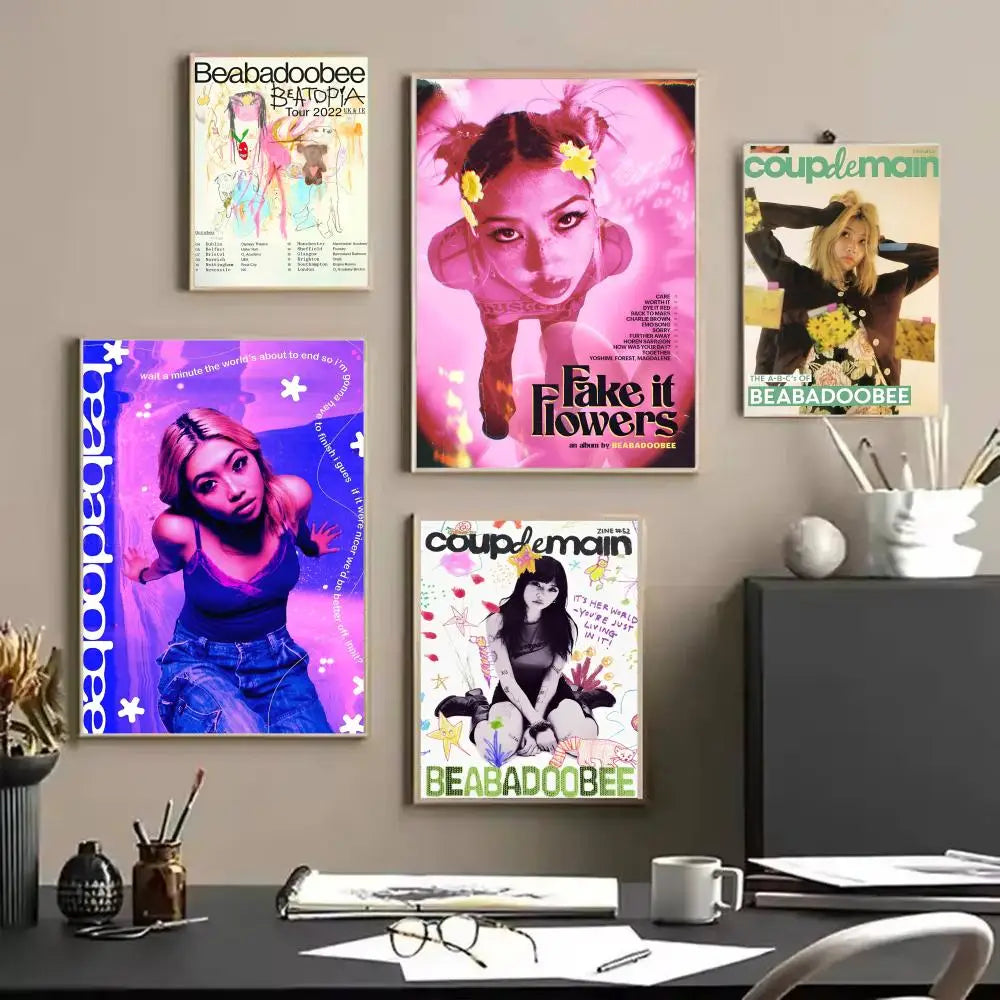 Beabadoobee Canvas Wall Art Poster – Unframed Home Decor Canvas Wall Art Axl