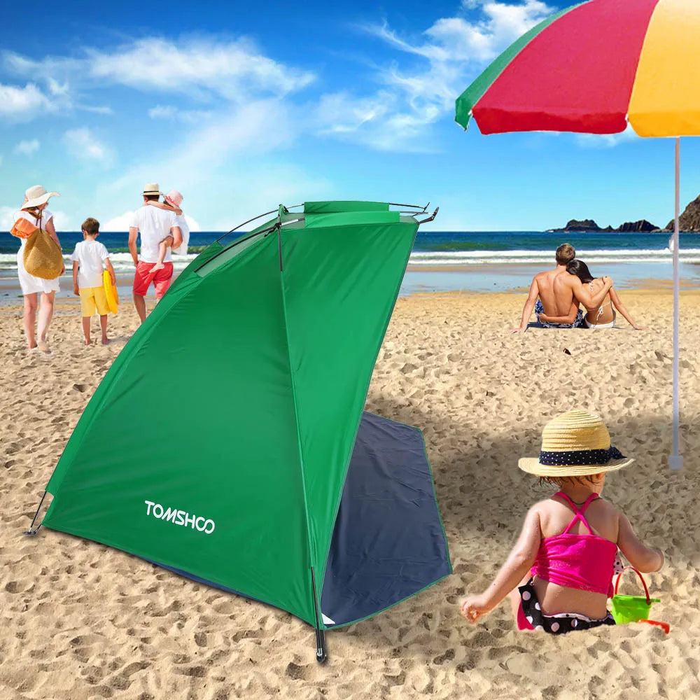 2-Person UV Beach Tent – Ultralight Portable Sun Shade Shelter Beach Sun Shelter Axl