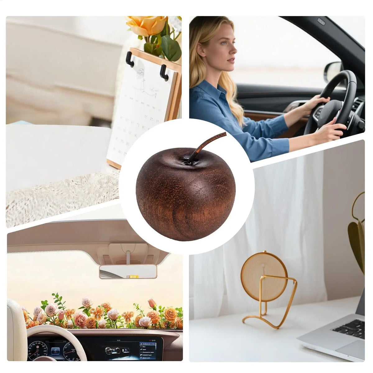 Solid Wood Fruit Scented Ornament – Sapele Aroma Diffuser Wood Aroma Diffuser Axl