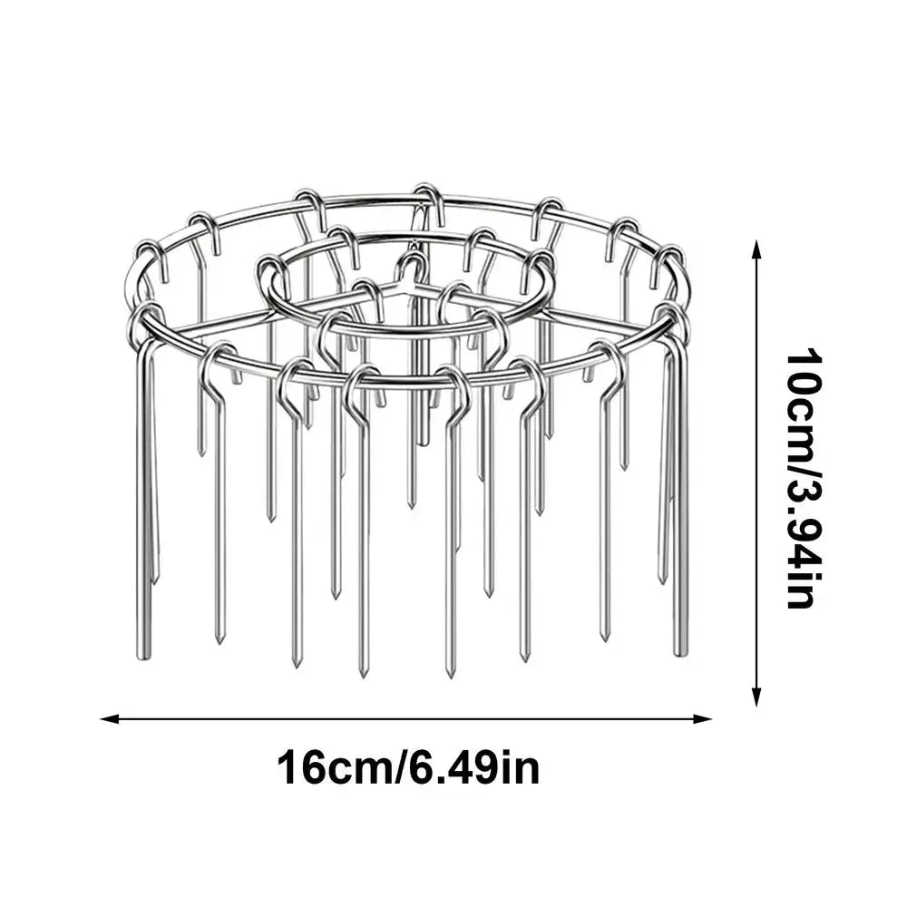 Air Fryer Grill Rack with Stainless Steel Skewers – BBQ Set Air Fryer Grill Rack Axl Grill with 24 signs