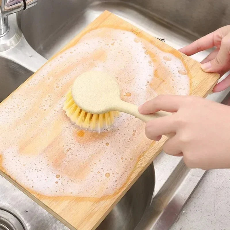 Long Handle Dish Brush – Pot & Pan Kitchen Cleaning Brush Kitchen Cleaning Brush Axl