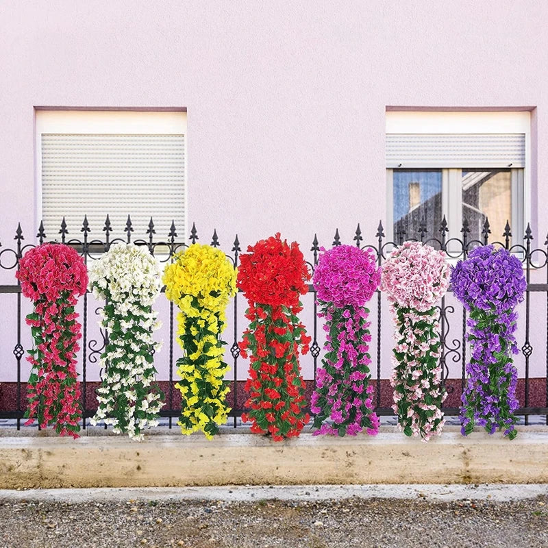 Artificial Begonia Vine Bouquet – Silk Flower Wall & Home Decor Artificial Flower Vine Axl