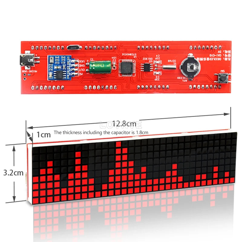 LED Music Spectrum DIY Soldering Kit – Voice Activated Light DIY Electronics Kit Axl