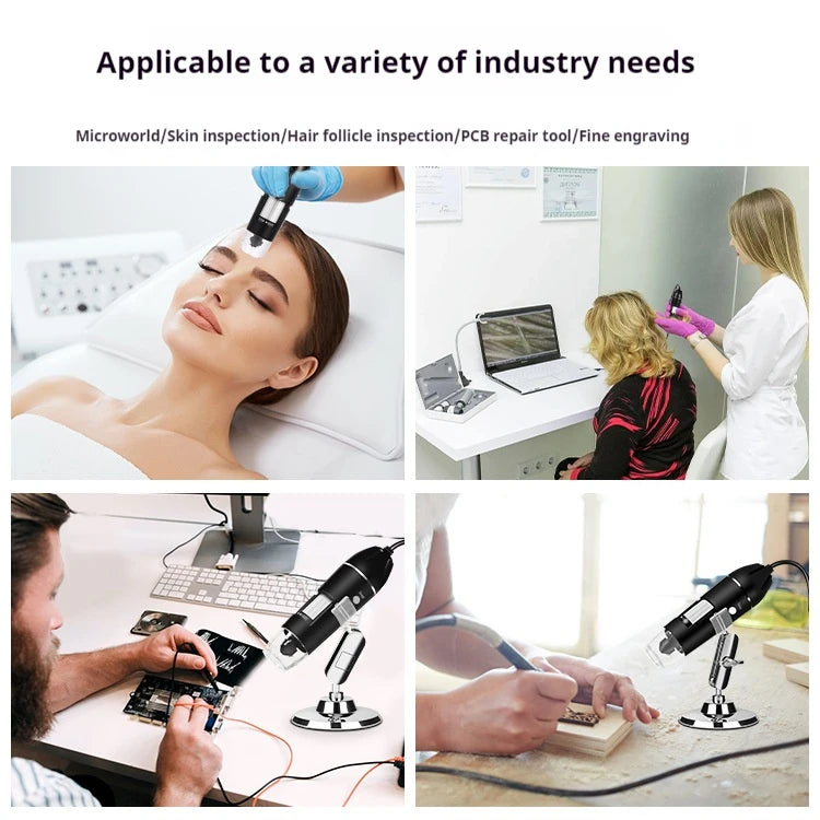 Digital USB Microscope 3-in-1 | 1000X–1600X Magnification Digital USB Microscope Axl