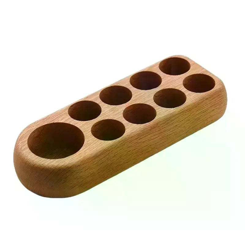 Wood Essential Oil Storage Rack – 3 & 9 Grid Display Stand Essential Oil Rack Axl