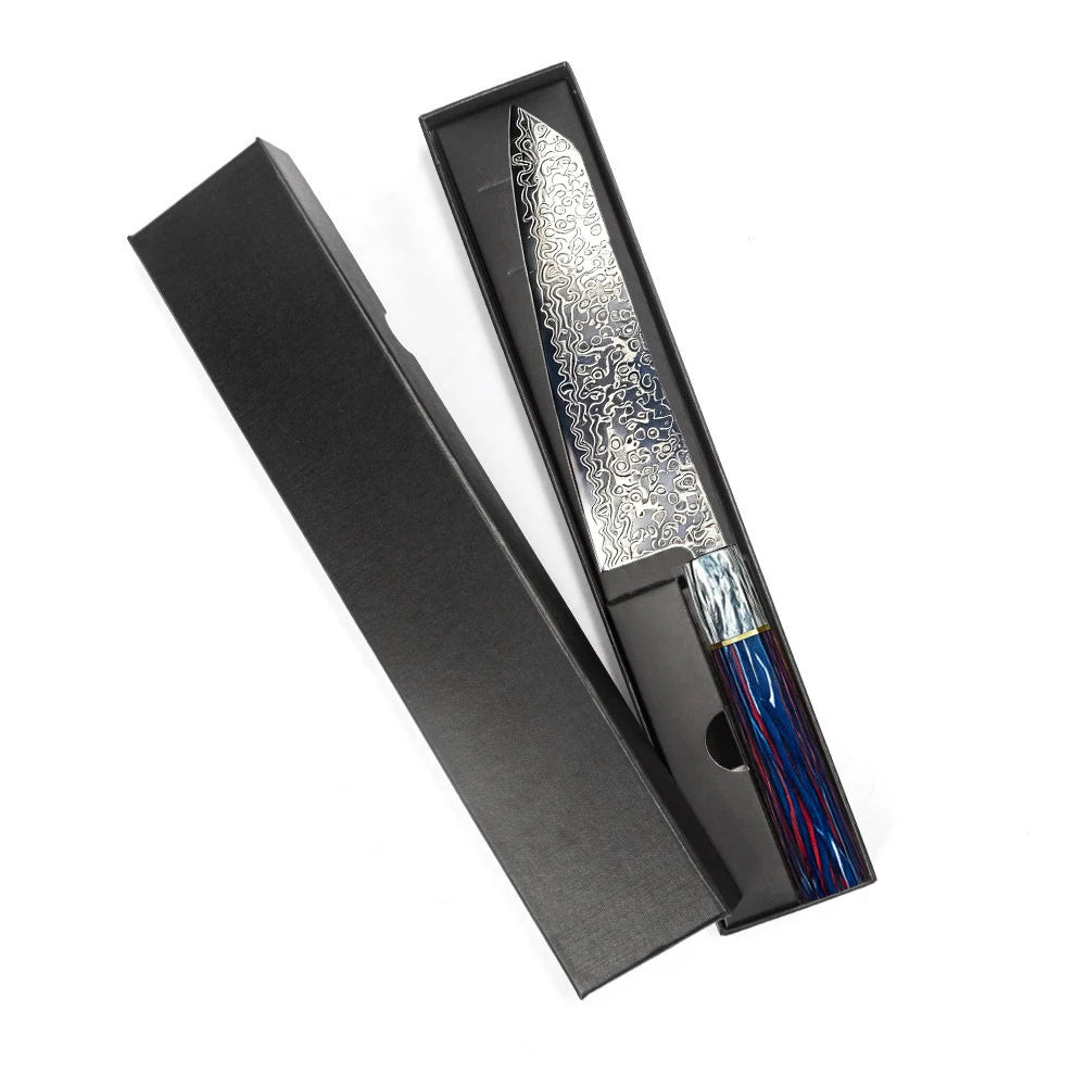 Damascus Steel Chef Knife Set – Japanese-Style Kitchen Gift Damascus Chef Knife Axl B