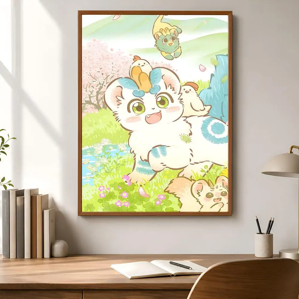 Fabulous Beasts PVC Wall Poster – Peel & Stick HD Art Wall Art Poster Axl
