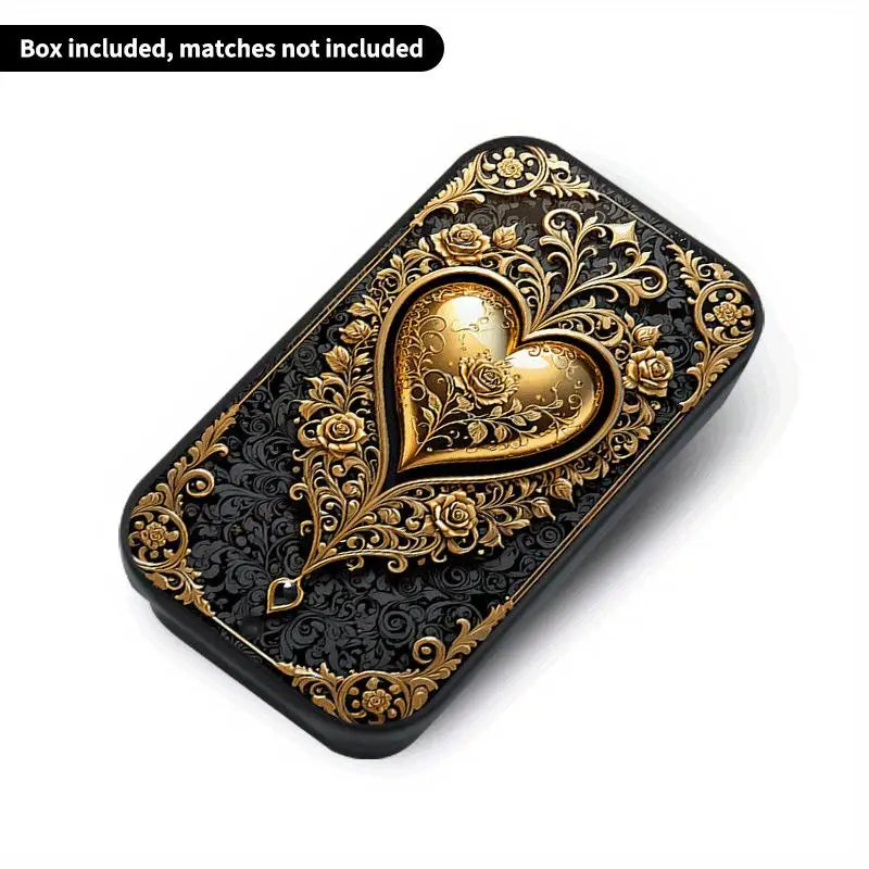 Retro Metal Pull-Out Storage Box – Matches, Coins & Accessories Decorative Storage Box Axl A26
