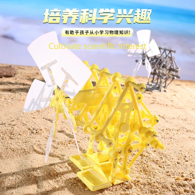Wind-Powered Beast Robot DIY STEM Kit – Kids Science Toy STEM DIY Robot Kit Axl