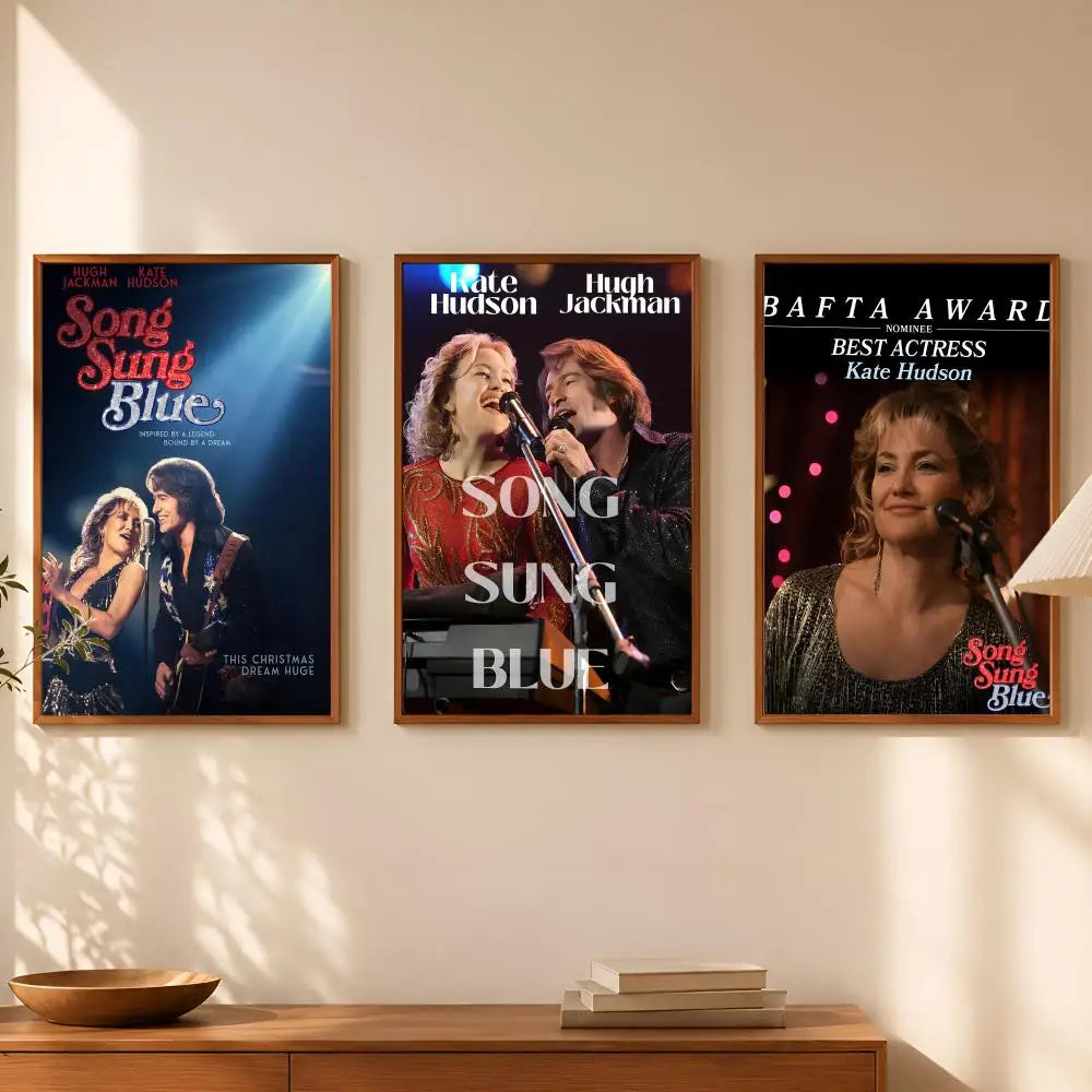 Song Sung Blue HD PVC Self-Stick Wall Art Poster | Waterproof Wall Art Poster Axl