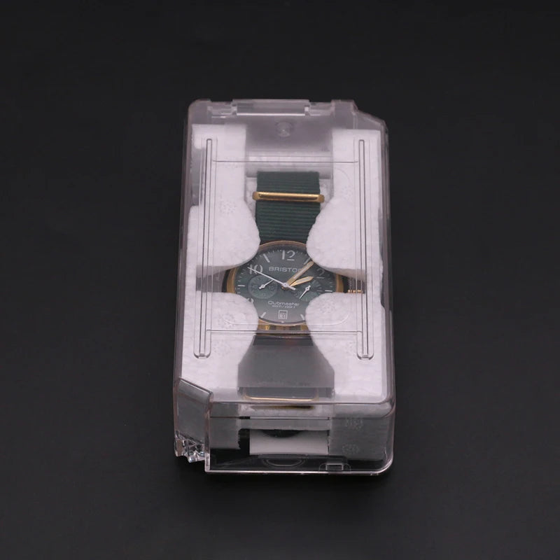 Transparent Single Grid Watch Box – Vintage Jewelry Storage Case Watch Storage Box Axl