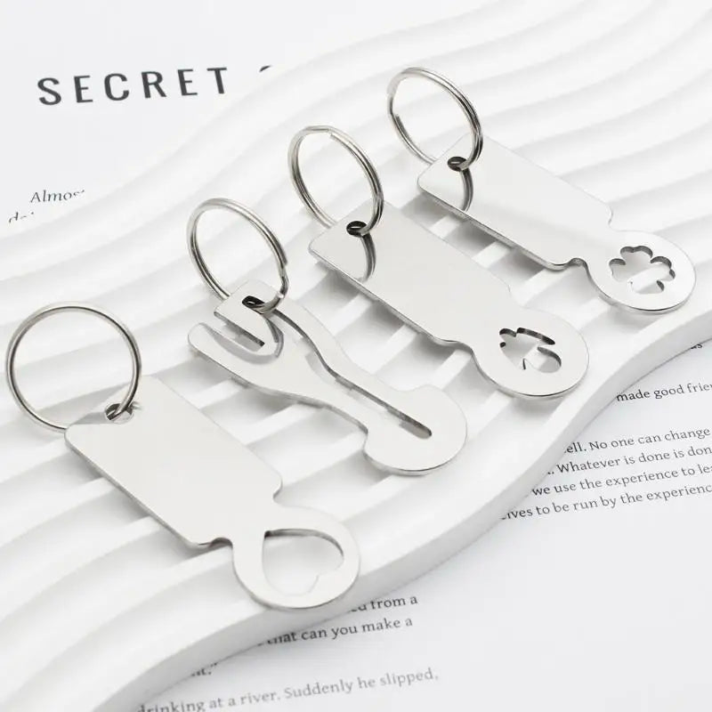 Stainless Steel Shopping Cart Token Keychain – Reusable Trolley Coin Trolley Token Keychain Axl