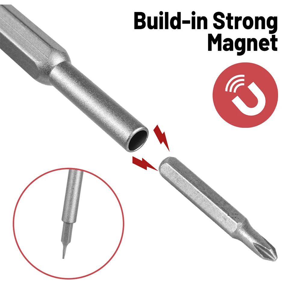 25-in-1 Magnetic Precision Screwdriver Set – Torx Hex Bits Precision Screwdriver Set Axl