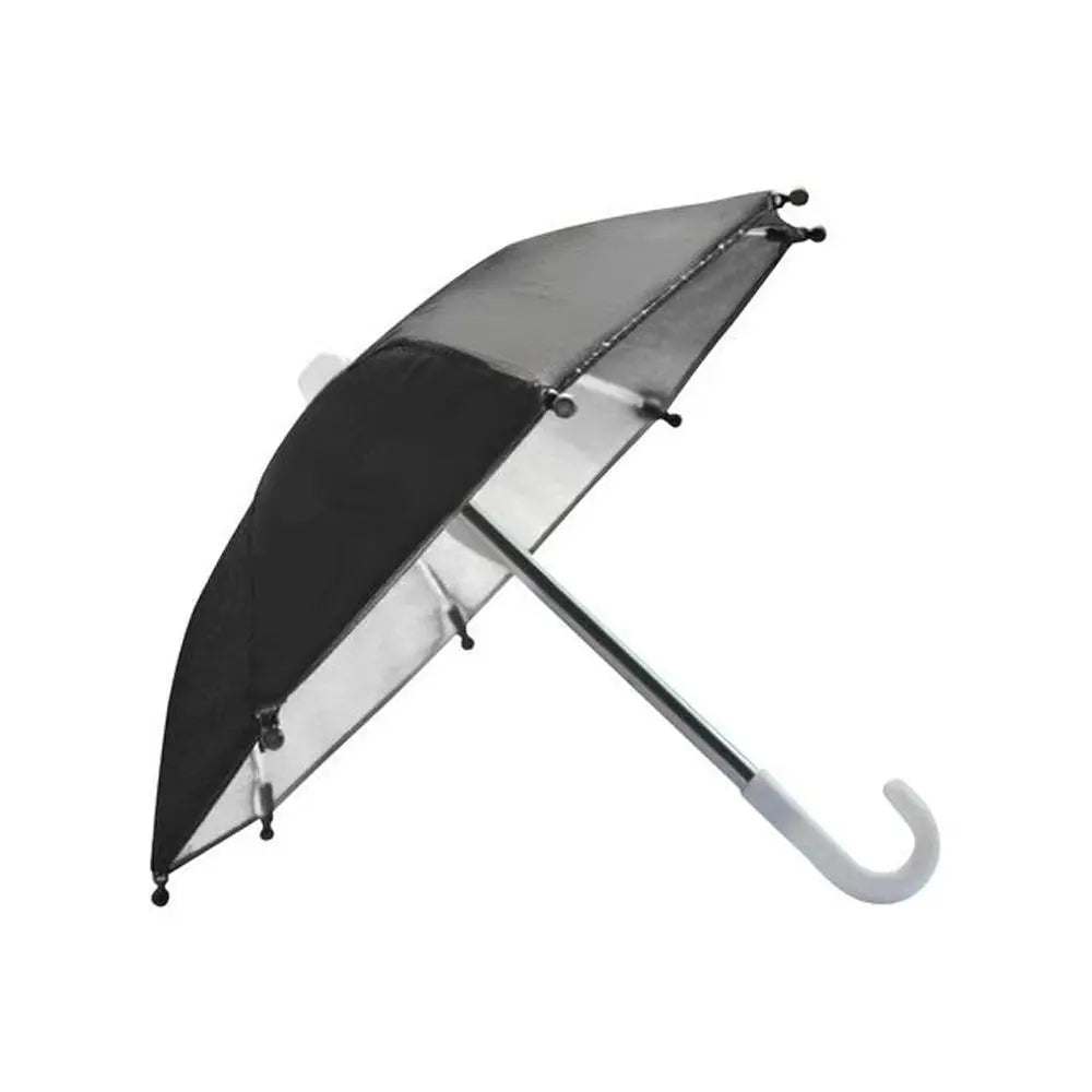 Mini Phone Sunshade Umbrella for Bike & Motorcycle Holders Bike Phone Sunshade Axl Black