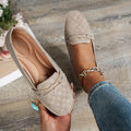 Women's Retro Slip-On Loafers | Soft Sole Flat Shoes Sizes 36–43 Women's Loafers Axl Creamy-white 40