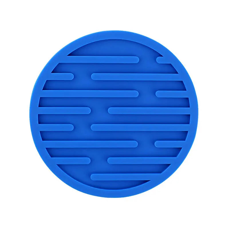 Round Silicone Coasters – Heat-Resistant Non-Slip Cup Mats Silicone Coasters Axl Blue onesize