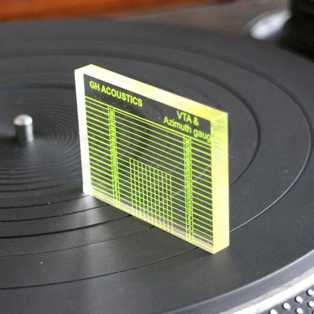 VTA & Azimuth Adjustment Ruler for Phono Tonearm Cartridge Turntable Alignment Tool Axl