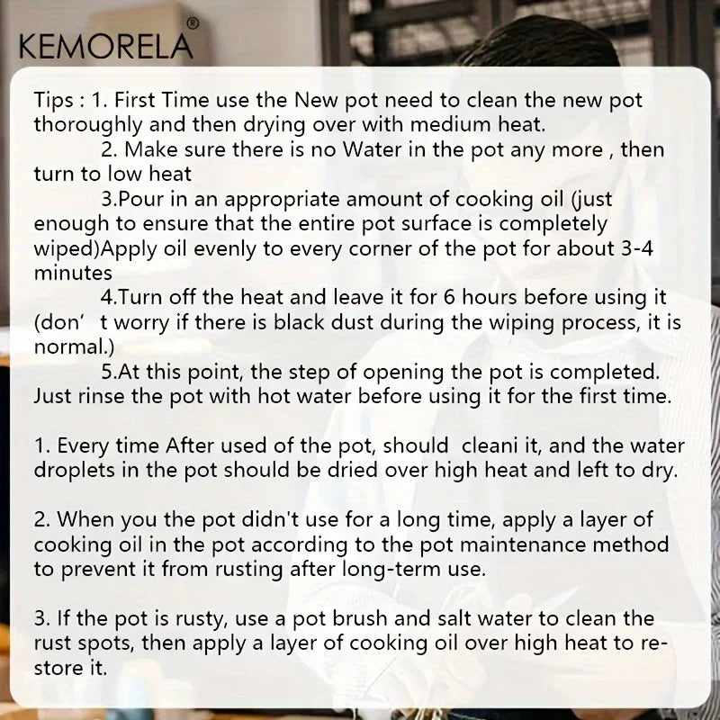 KEMORELA 3-Hole Cast Iron Omelette Pan | Uncoated Skillet Cast Iron Skillet Axl