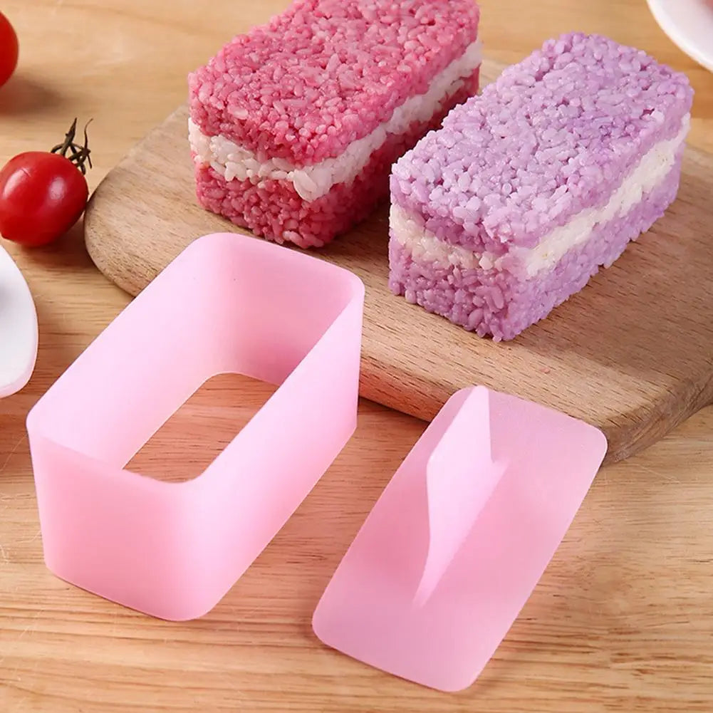 Triangle Rice Ball Mold Set – DIY Onigiri & Sushi Press Tool Sushi Rice Mold Axl