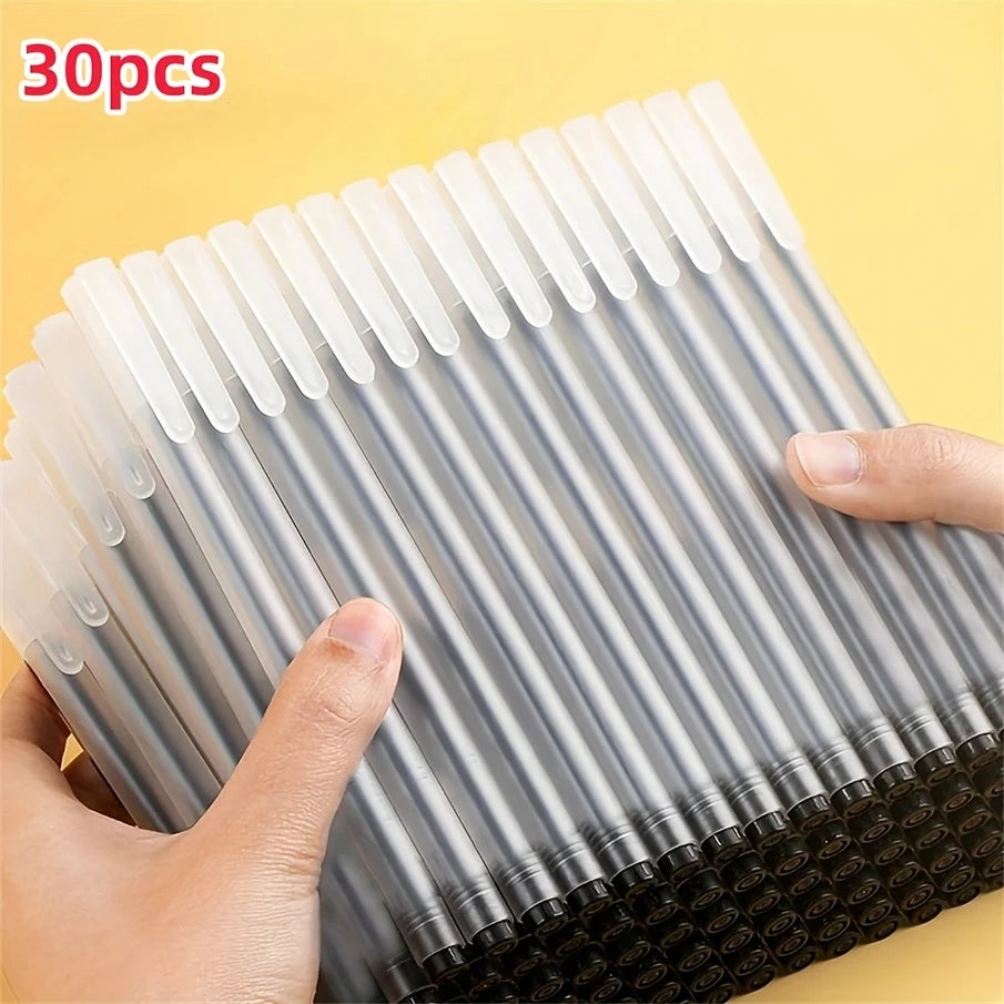 Black Ballpoint Pens 30-Pack – Smooth Writing Home, School & Office Ballpoint Pen Set Axl Black 30pcs