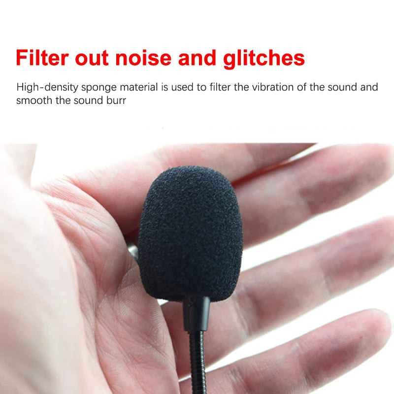 10-Pack Mic Foam Windscreen Cover for Gooseneck Meeting Mics Mic Foam Windscreen Axl