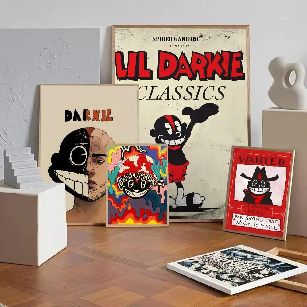Lil Darkie Rapper Poster Removable Wall Art Decal – Home Décor Wall Art Poster Axl