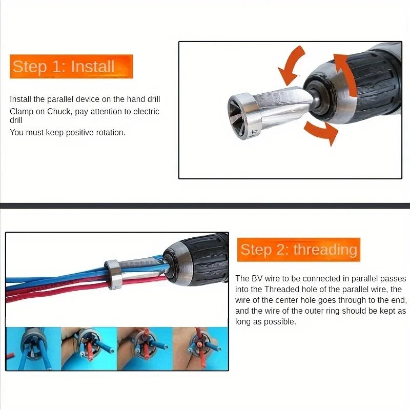 5-Wire Fast Splice Terminal Tool – No-Strip Wire Connector Wire Splice Terminal Axl