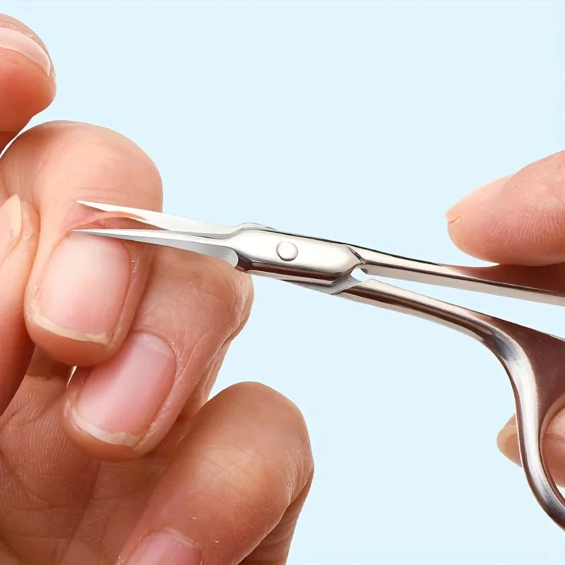 Professional Cuticle Scissors – Stainless Steel Nail & Brow Tool Cuticle Scissors Axl