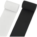 4-Inch Flat Elastic Band for Sewing – Black & White 6.6 Yd Set Sewing Elastic Band Axl AECH04-18527