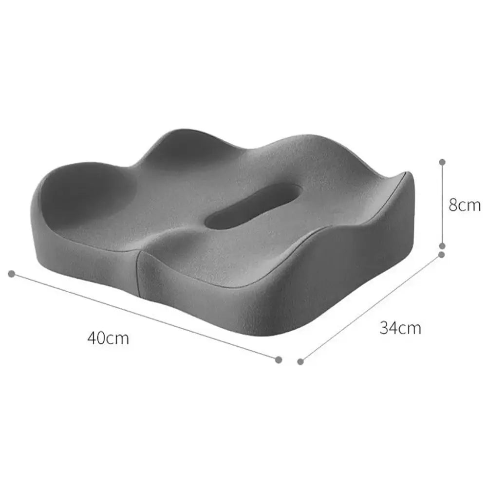 Memory Foam Coccyx Seat Cushion | Non-Slip Office & Car Chair Pad Memory Foam Cushion Axl