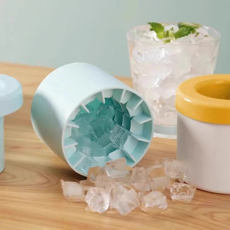 Silicone Round Ice Cube Mold – DIY Homemade Ice Maker Ice Cube Mold Axl