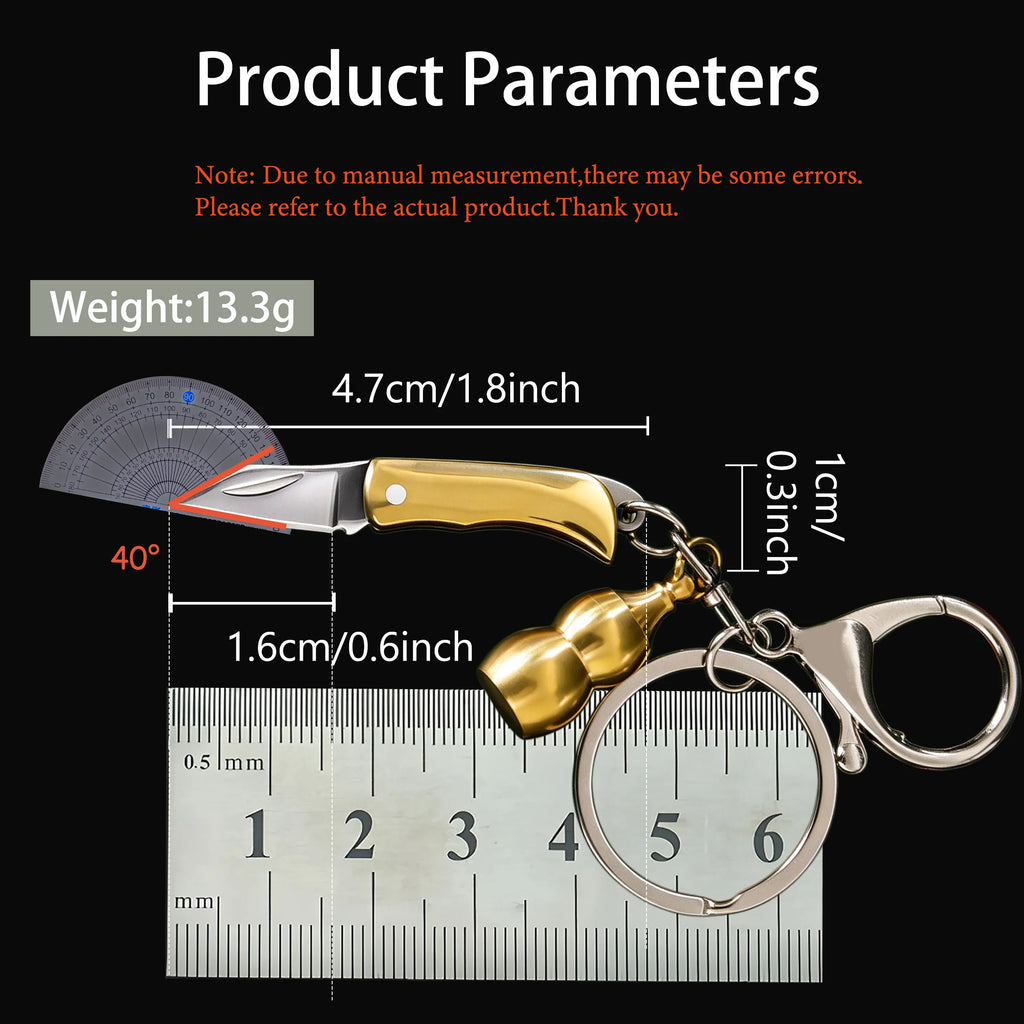 Mini Folding Pocket Knife – Keychain Camping Utility Tool Folding Pocket Knife Axl