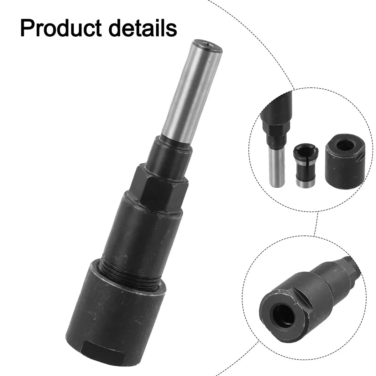 Router Bit Extension Rod – 1/4", 8mm & 1/2" Shank | CNC Router Bit Extension Axl