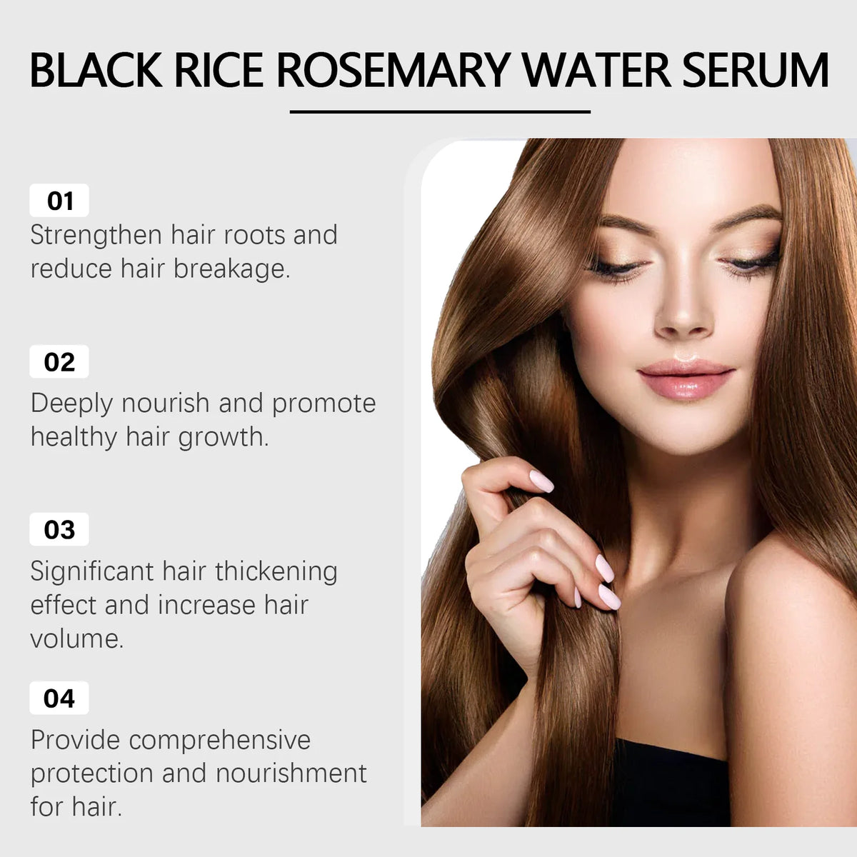 WEST MONTH Black Sesame Hair Serum – Nourishing 30ml Hair Care Serum Axl