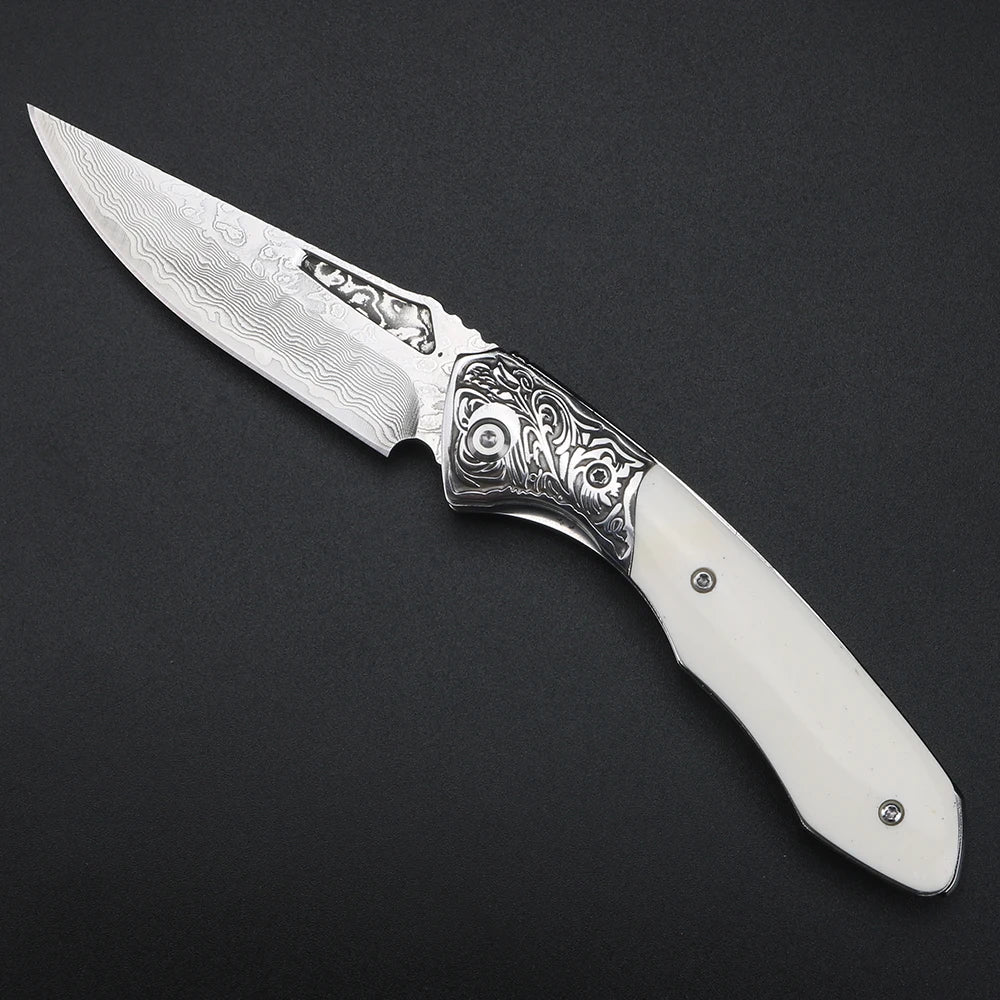 XUAN FENG Folding Pocket Knife – Ox Bone Handle | X201 Folding Pocket Knife Axl