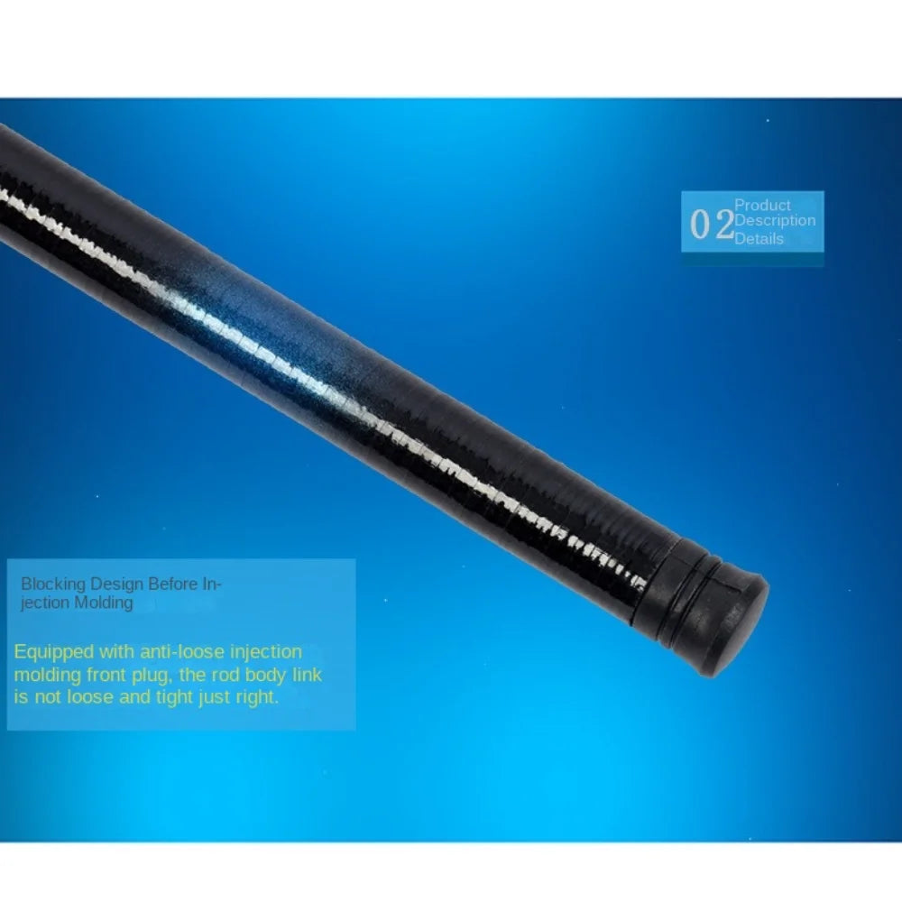 Telescopic Fishing Rod Kit – Glass Fibre Pole 2.1m–7.2m Telescopic Fishing Rod Axl
