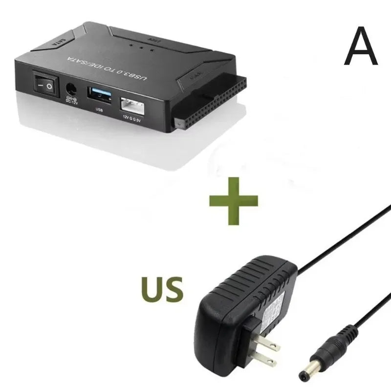 USB 3.0 to SATA Adapter Cable – HDD & SSD Data Transfer SATA USB Adapter Axl