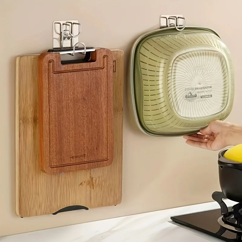 Foldable Stainless Steel Wall Hook – No-Drill, Space-Saving Wall Hook Organizer Axl
