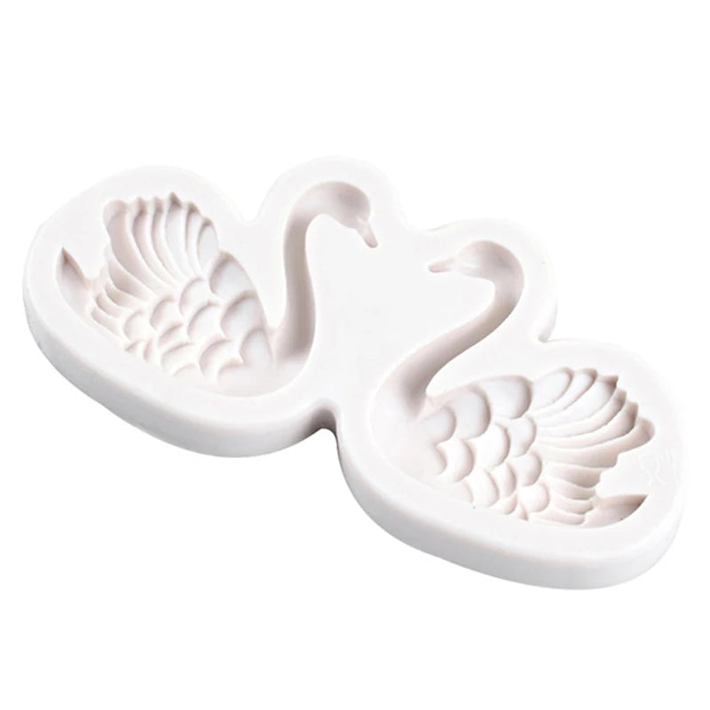 Swan Silicone Mold – Chocolate, Cake Decorating & DIY Crafts Silicone Baking Mold Axl