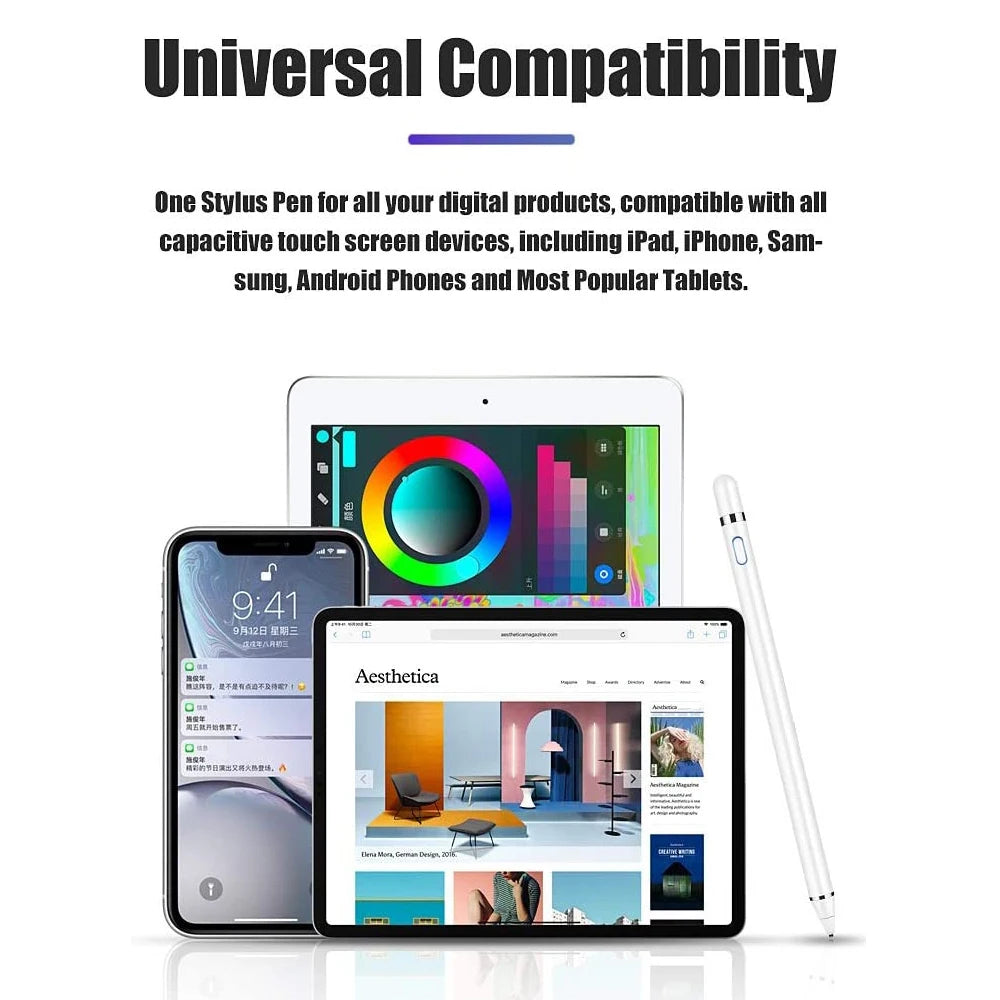 Universal Stylus Pen for iPad, Android & iOS Tablets Tablet Stylus Pen Axl