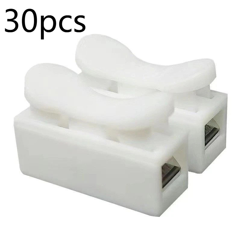 Quick Spring Clamp Wire Connector – No-Screw Terminal Block Set Wire Terminal Block Axl CH-2-30pcs