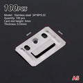 100-Pack WPC Wall Panel Clips – Metal Cladding Clips Indoor & Out Wall Panel Clips Axl A5