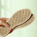 Artemisia Argyi Cotton Linen Insoles – Breathable Odor Resistant Breathable Shoe Insoles Axl 41 A