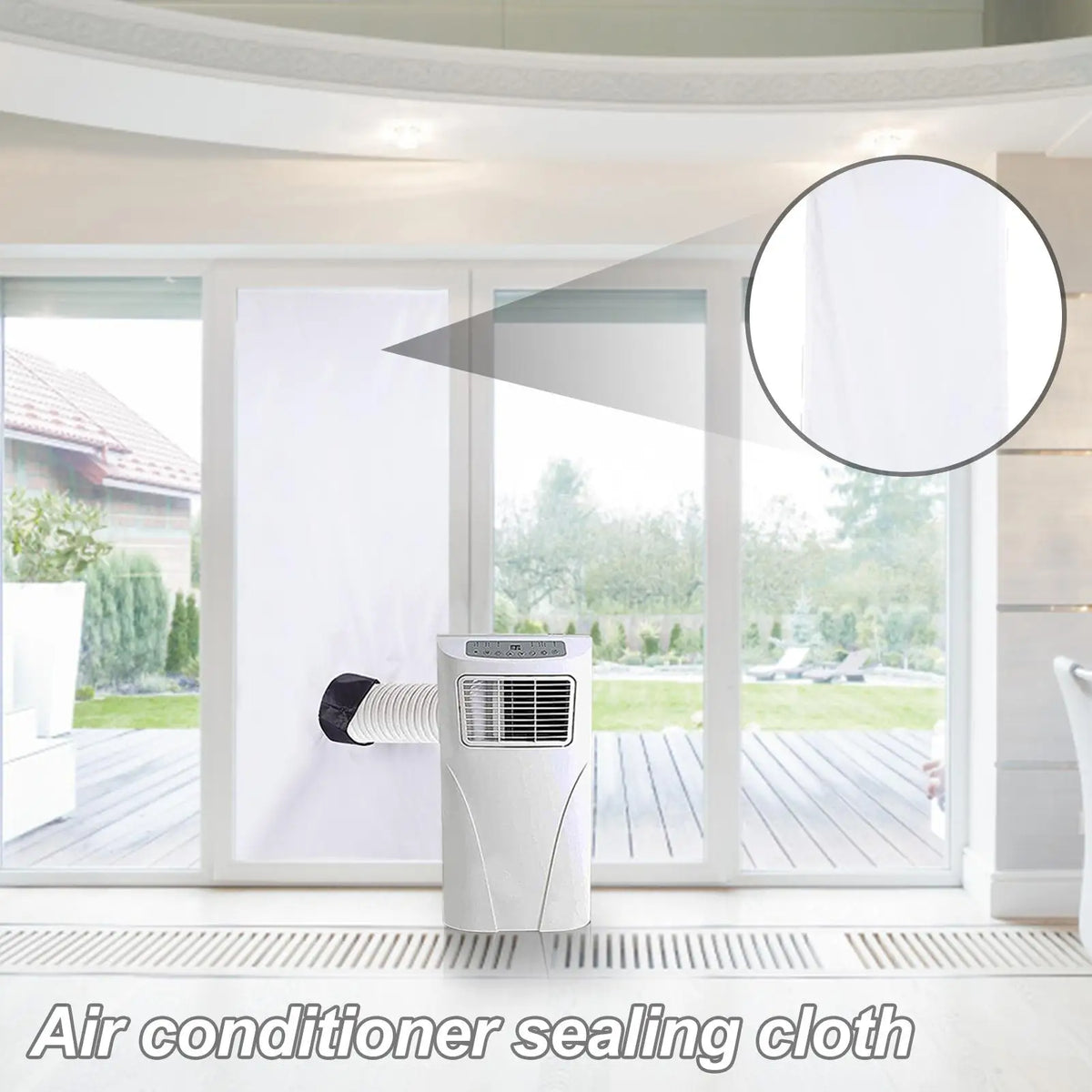 Universal Window Seal Kit for Portable AC & Dryer Vents AC Window Seal Kit Axl