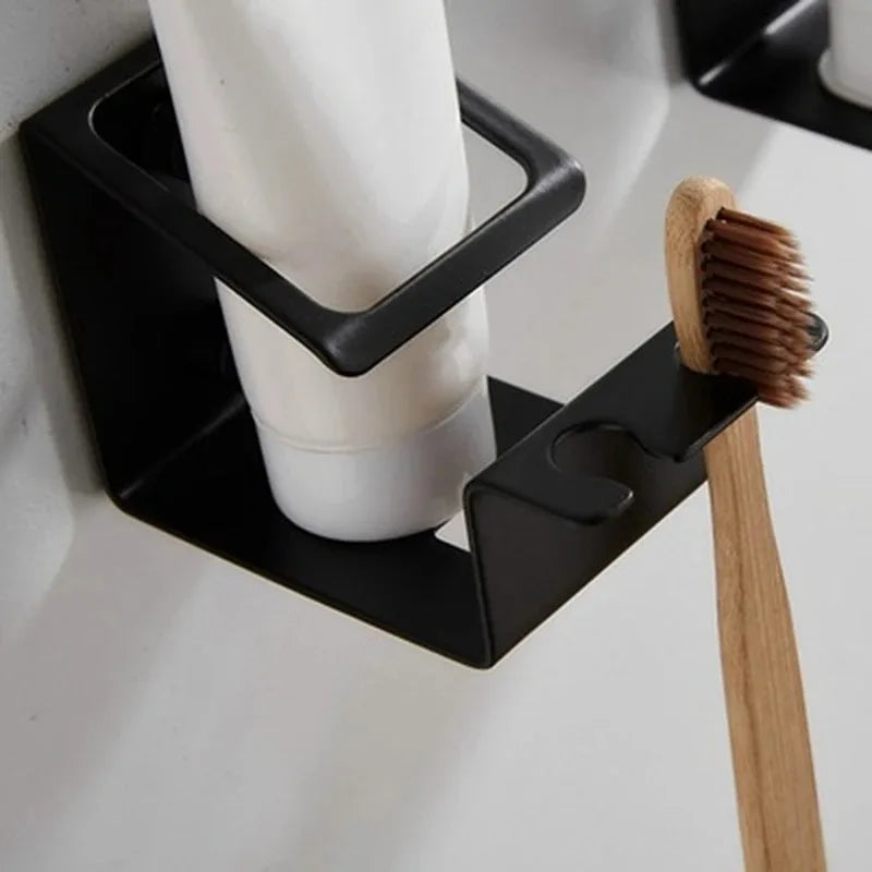 Stainless Steel Toothbrush & Toothpaste Holder | Bathroom Cup Toothbrush Holder Axl