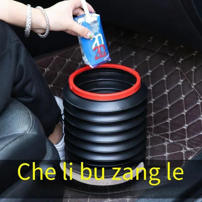 Foldable Car Trash Can – Portable Retractable Vehicle Bin Car Trash Can Axl